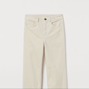 White/ cream cordory pants